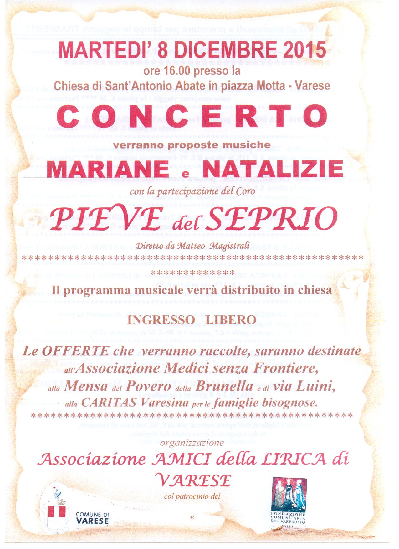Concerto di Natale Varese
