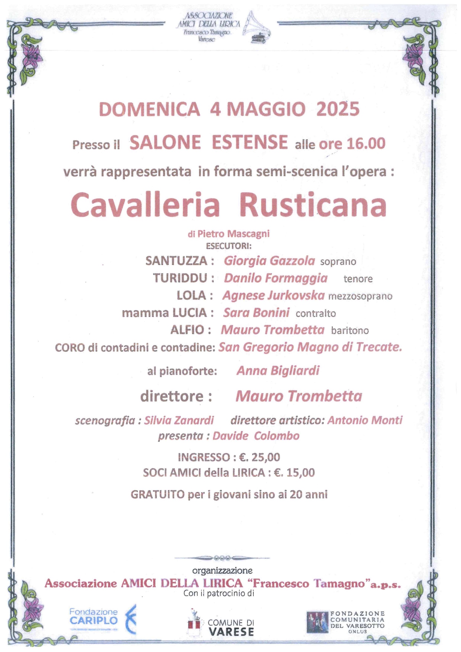 Varese - La vedova Allegra -
                                    Romanazzi-Rizzetti-Cadario